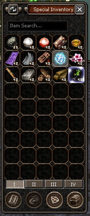 Special Inventory window preview