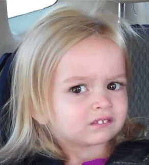 Znalezione obrazy dla zapytania girl baby confused meme