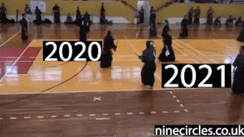 New Year Kendo GIF by Nine Circles Ltd