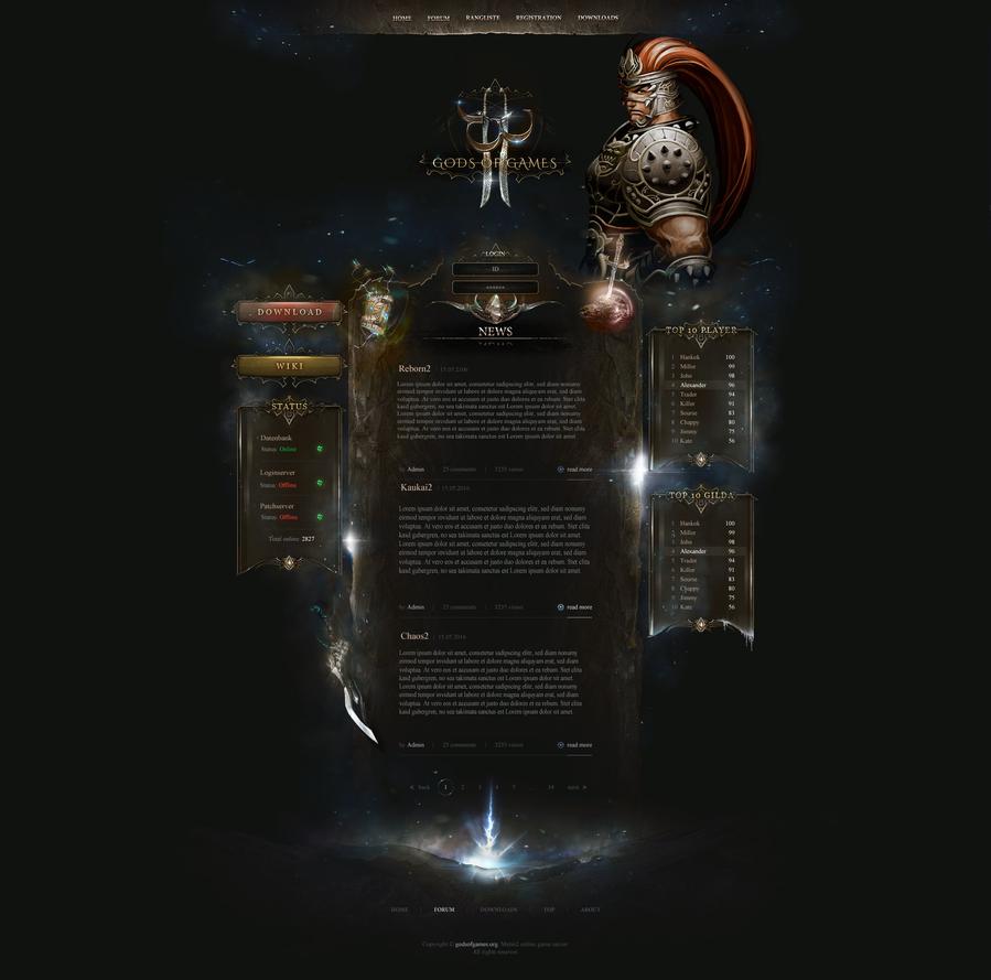 314003webdesign-series-gods-of-games-one